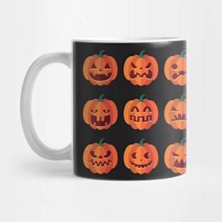 Pumpkins with faces Mug